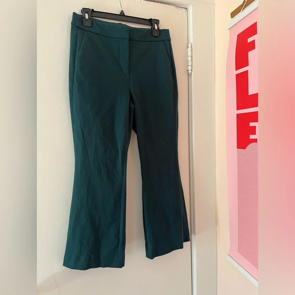 JCrew Kelsey pant - hunter green - size 6 - Picture 1 of 7